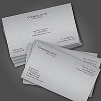 Metallic Business Cards